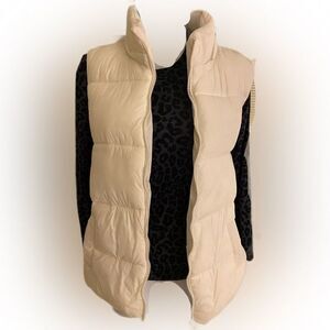 Dip Puffer Vest - L cream.nylon polyester